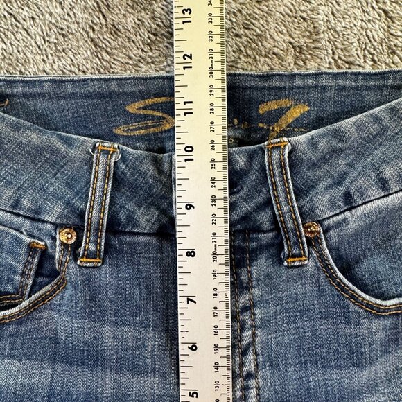 Seven7 Tummyless High Rise Skinny Jeans Sz 6 - Picture 5 of 11